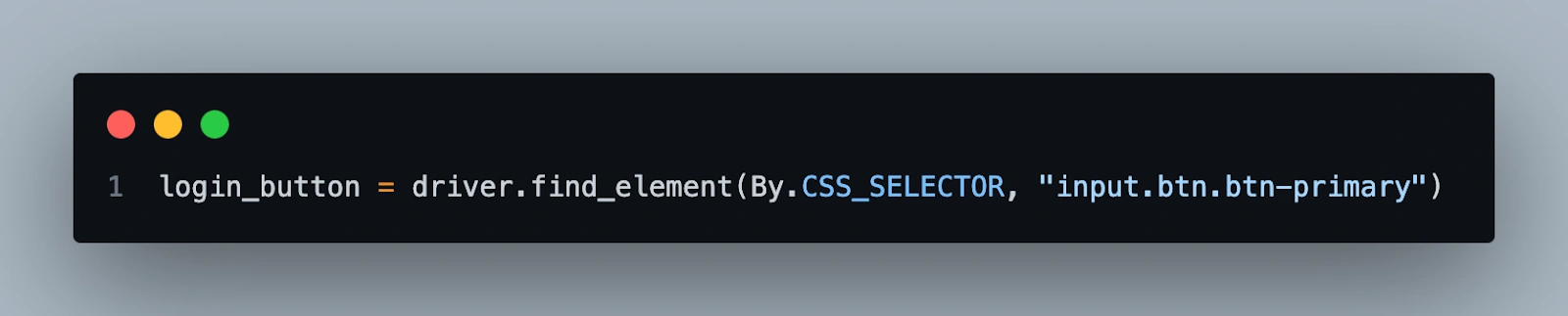 CSS_Selector within the find_element-pytest